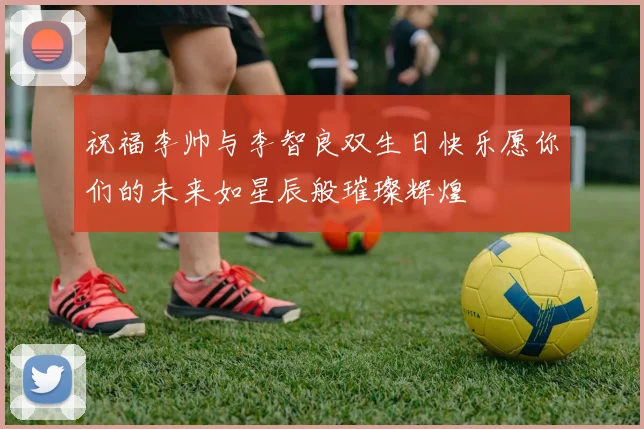 祝福李帅与李智良双生日快乐愿你们的未来如星辰般璀璨辉煌